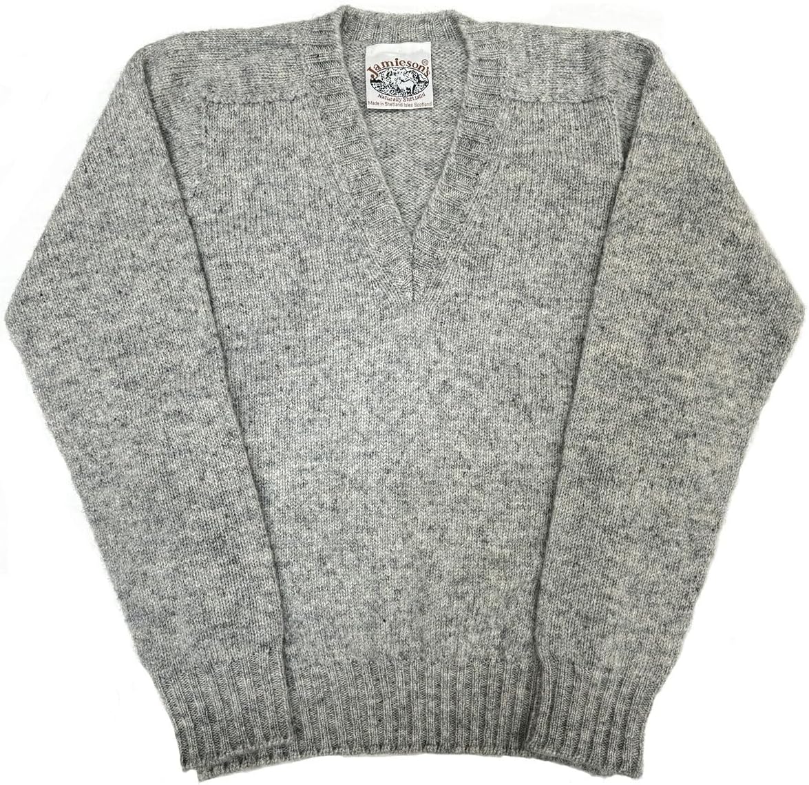 Amazon.co.jp: Jamesons Shetland Wool Knit V-Neck Sweater